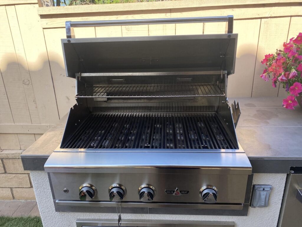 Built-in with rotisserie after service