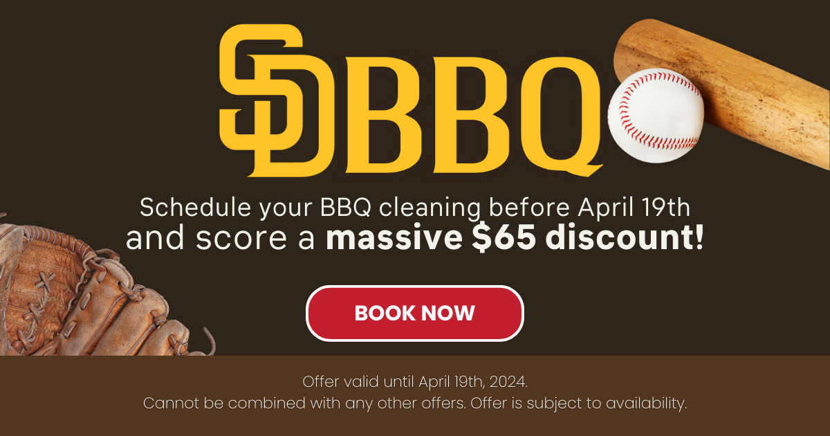 Offer $65 off BBQ cleaning from SDBBQ, ends April 16, 2024